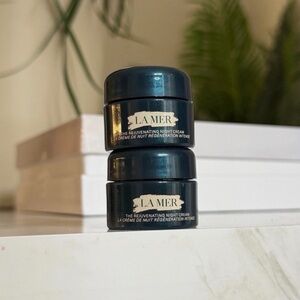 La Mer The Rejuvenating Night Cream Mini Lot of 2 NEW